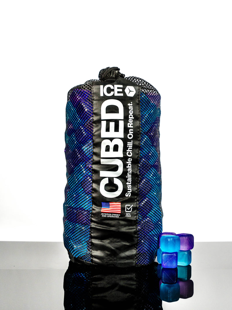 CUBED ICE-Blue-Purple-10lb Bag