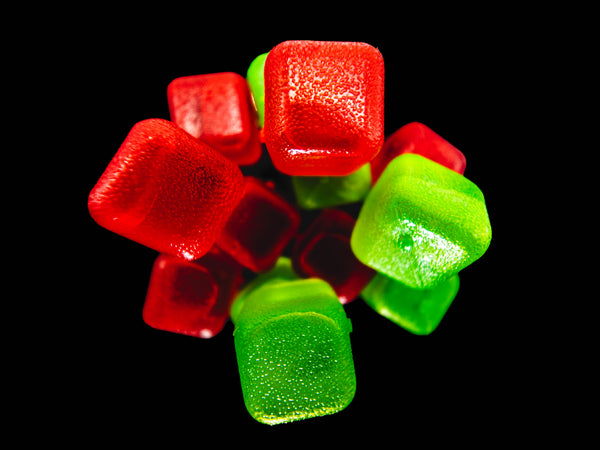 CUBED ICE-Red-Green-10lb Bag