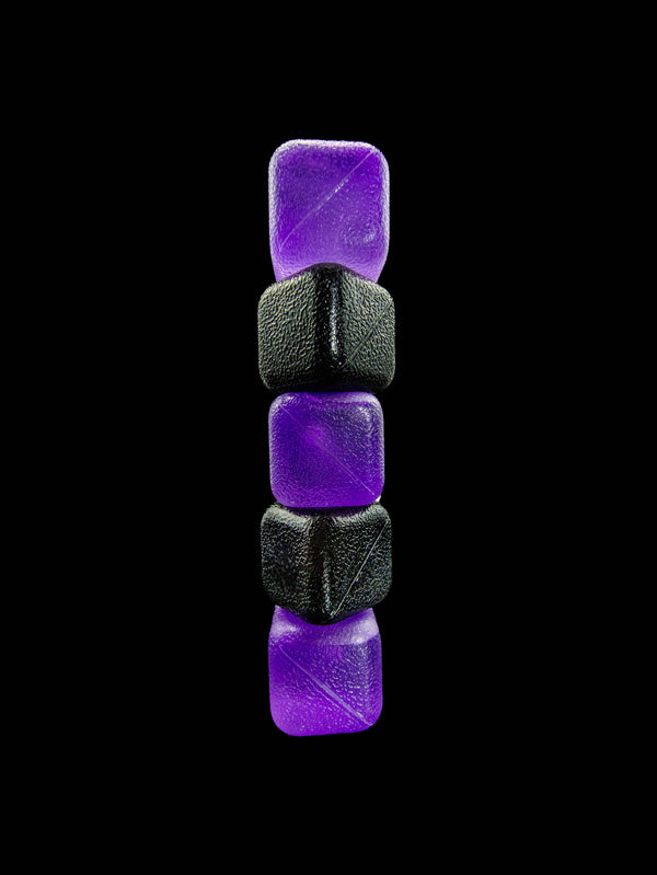 CUBED ICE-Black-Purple-10lb Bag